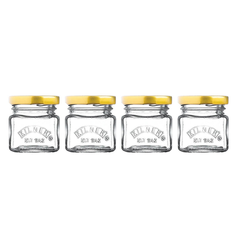 Mini Twist Top Glass Jars | 55ml | Set Of 4 image 3