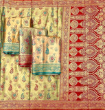 Festival Traditional Wear Designer Pure Tissue Saree With Blouse 11-VF image 9