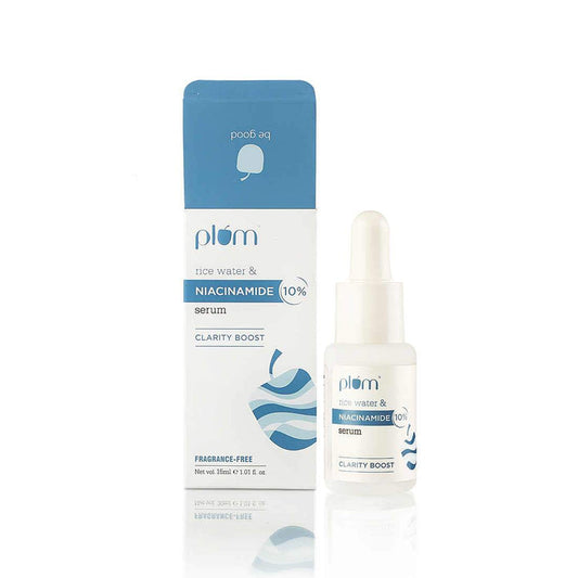 Plum 10% Niacinamide Face Serum with Rice Water-15ML image 1