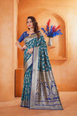 Soft Silk Weaving Saree With Banarasi Jari Work Designer With Blouse 11-VF image 1