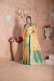 Pure Tissue Traditional Wear Wedding Festival Saree With Blouse 11-VF image 1