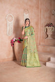 Festival Pure Tissu Traditional Wedding Festival Saree With Blouse 11-VF image 1