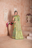 Festival Pure Tissu Traditional Wedding Festival Saree With Blouse 11-VF image 1