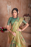 Festival Pure Tissu Traditional Wedding Festival Saree With Blouse 11-VF image 7