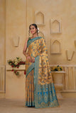 Festival Traditional Wear Designer Pure Tissue Saree With Blouse 11-VF image 2