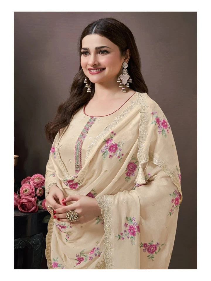 Heavy Monga Silk Designer Traditional Wear Top Bottom With Dupatta 12-RD image 6