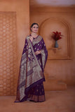 Wedding Designer Soft Silk Weaving Banarasi Sari With Blouse 11-VF image 9