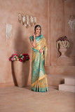 Pure Tissue Traditional Wear Wedding Festival Saree With Blouse 11-VF image 6