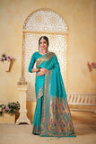 Pethani Silk With Fancy Pallu Traditional Wear Saree With Blouse 11-VF image 2