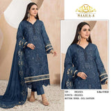 Classic Heavy Organza With Embroidery Work Top Bottom & Dupatta For Womens 12-RD image 4
