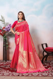 Traditional Soft Silk Indian Designer Festival Sari With Blouse 11-VF image 2