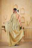 Indian Pure Tissu Traditional Wedding Festival Saree With Blouse 11-VF image 6