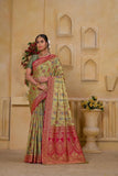 Festival Traditional Wear Designer Pure Tissue Saree With Blouse 11-VF image 1