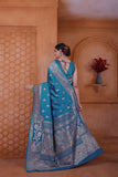 Wedding Designer Soft Silk Weaving Banarasi Sari With Blouse 11-VF image 11