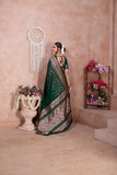 Soft Silk Weaving Banarasi Jari Work Wedding Wear Sari With Blouse 11-VF image 7