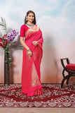 Traditional Soft Silk Indian Designer Festival Sari With Blouse 11-VF image 10
