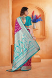 Soft Silk Weaving Saree With Banarasi Jari Work Designer With Blouse 11-VF image 12