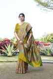 Traditional Soft Pure Silk Saree With Pashmina Design With Blouse 11-VF image 7