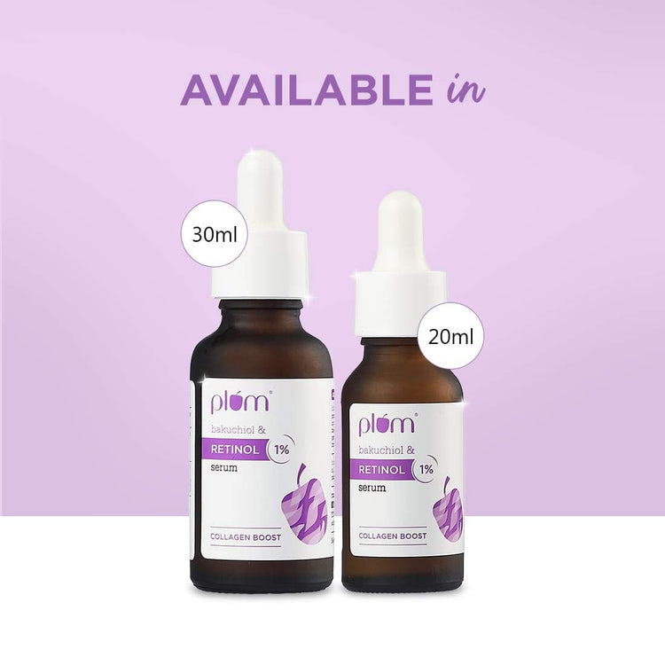 Plum 1% Retinol Face Serum with Bakuchiol Serum -20ml image 4