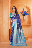 Soft Silk Weaving Saree With Banarasi Jari Work Designer With Blouse 11-VF image 4