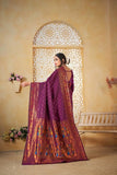 Pethani Silk With Fancy Pallu Traditional Wear Saree With Blouse 11-VF image 12