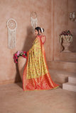 Pure Tissue Traditional Wear Wedding Festival Saree With Blouse 11-VF image 9