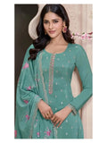 Heavy Monga Silk Designer Traditional Wear Top Bottom With Dupatta 12-RD image 9