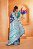 Soft Silk Weaving Saree With Banarasi Jari Work Designer With Blouse 11-VF image 13