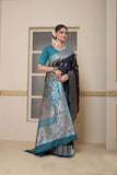 Festival Wedding Wear Soft Silk Saree Weaving Banarasi With Blouse 11-VF image 9