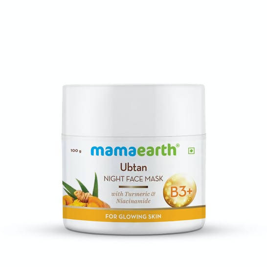 Mamaearth Ubtan Night Face Mask for Glowing Skin - 100 ml image 1