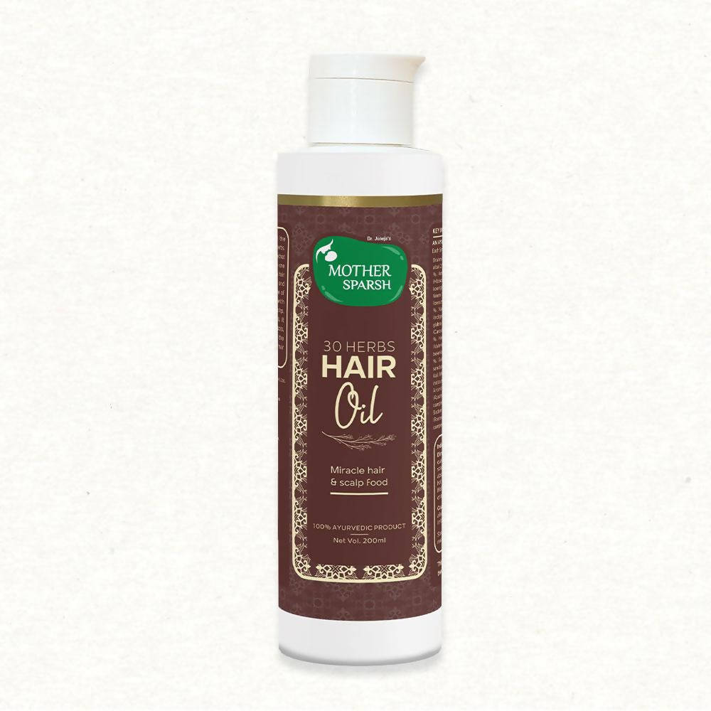 Mother Sparsh 30 Herbs Hair Oil - 200 ml image 1