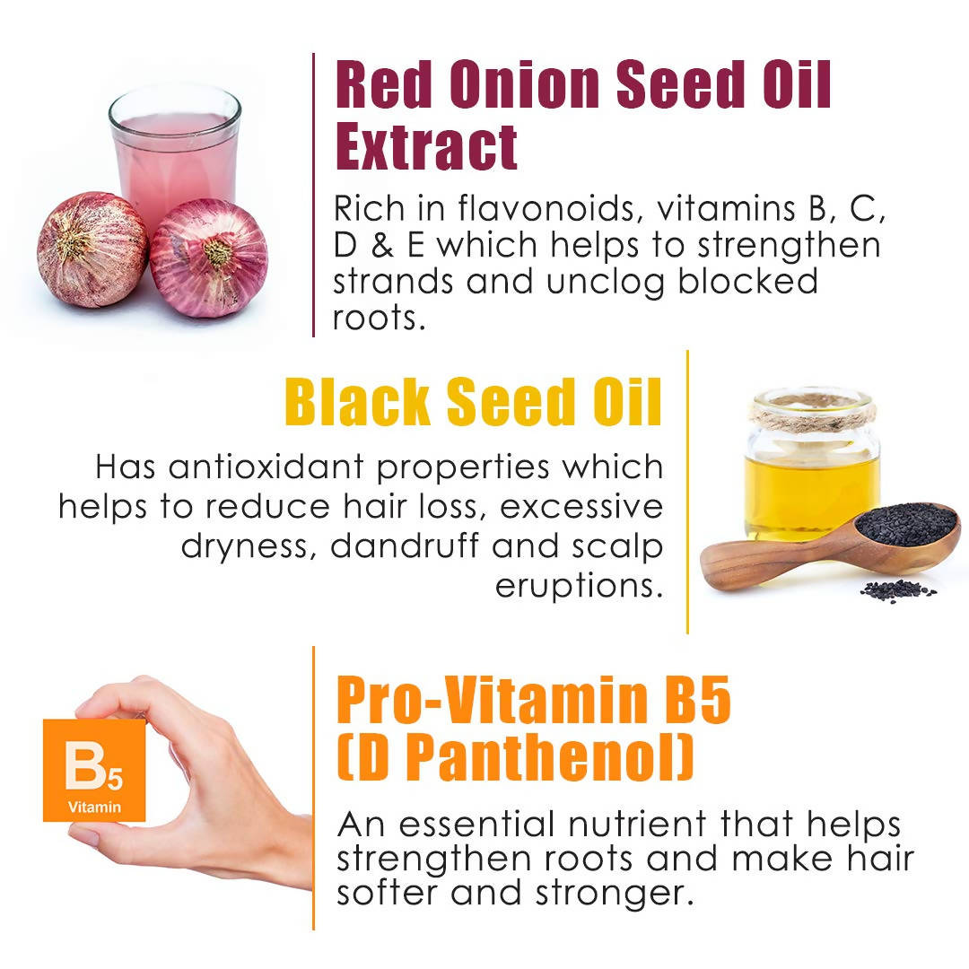 Wow Skin Science Red Onion Black Seed Oil Shampoo image 5