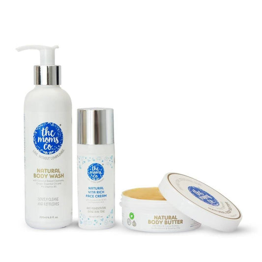 The Moms Co Natural Face & Body Ritual Kit image 1