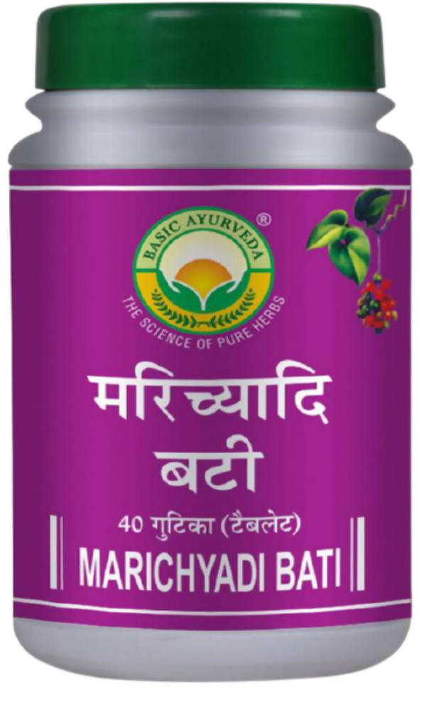 Basic Ayurveda Marchiyadi Bati - 40 Tablets image 2