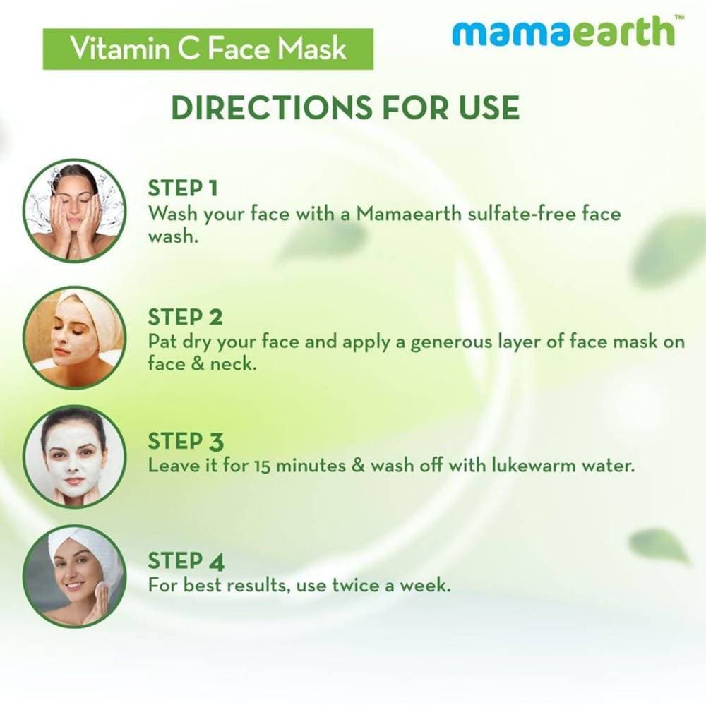 Mamaearth Vitamin C Face Mask For Skin Illumination - 100 gms image 4