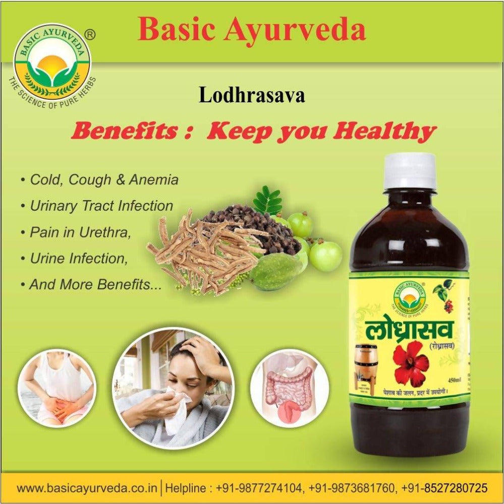 Basic Ayurveda Lodhrasava - 450 ml image 2