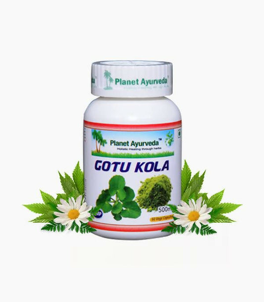 Planet Ayurveda Gotu Kola Capsules - 60 tabs image 1
