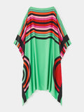 Striped Chelsea Georgette Short Kaftan Top For Women J5646 image 2