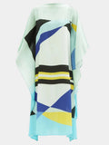 Beach Wear Chelsea Georgette Printed Kaftan J5648 image 2