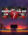Ronaldo Definition of Hard Work Poster – Split Wall Art Decor Paperback bookcover – AVRBOOKS