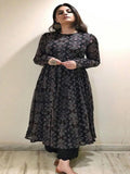 Indian Women Georgette Anarkali Kurti Readymade Fancy Dress SV image 5