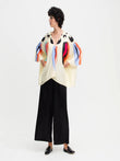 Beach Style Soft Satin Silk Top With BSY Pant 2 Piece Coord Set J5678 image 1