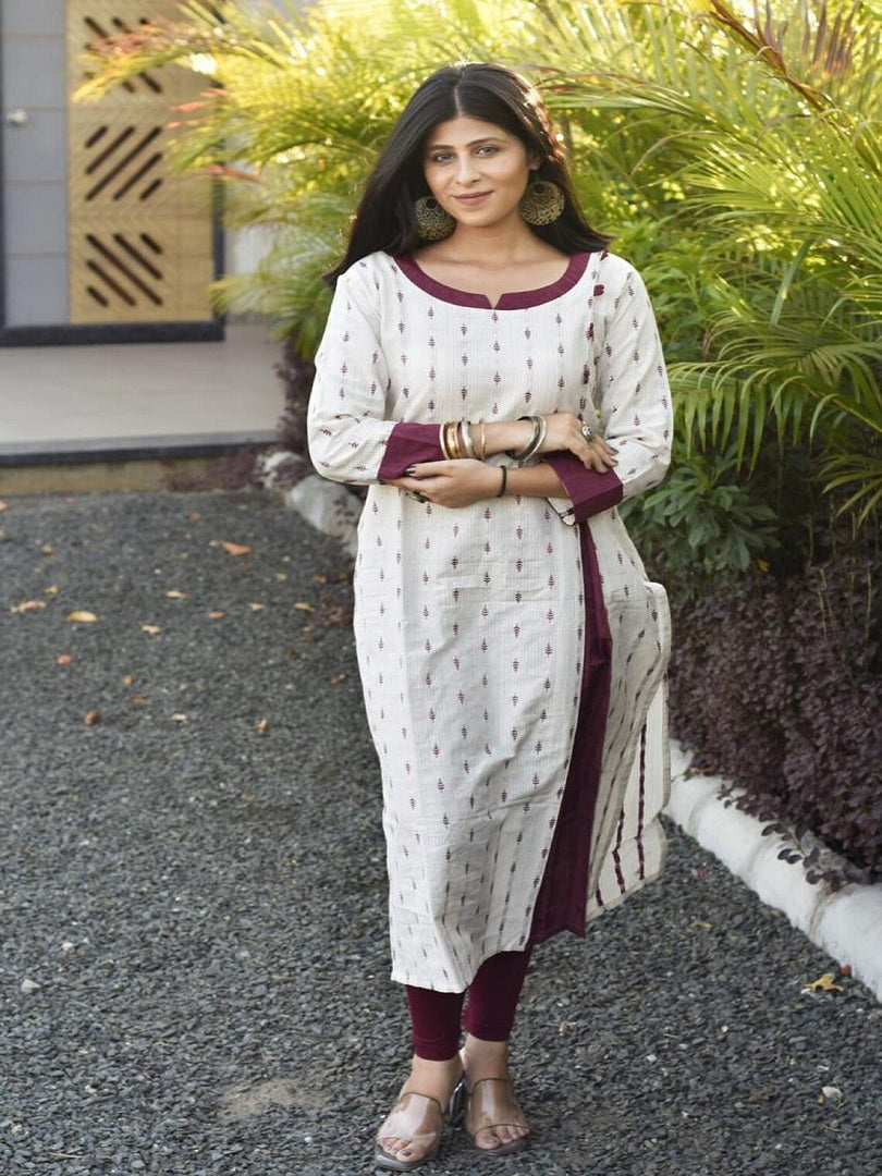 Exclusive Readymade Pure Cotton Kurti For Women's & Girl's 13-SR9 image 1