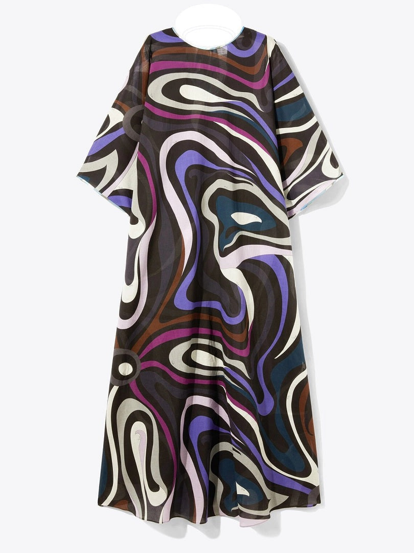 Festive Wear Lewish Cotton Kaftan Loose Fit Caftan Dress J5698 image 3