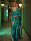 Soft Lichi Silk Rich Pallu & Jacquard Work Saree image 1