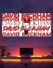 David Beckham Split Poster – 300 GSM Matte Finish Football Wall Art Paperback bookcover – AVRBOOKS