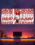 David Beckham Split Poster – 300 GSM Matte Finish Football Wall Art Paperback bookcover – AVRBOOKS