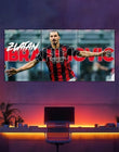 Zlatan Ibrahimović Split Poster – 300 GSM Matte Finish Wall Art for Football Fans Paperback bookcover – AVRBOOKS