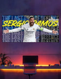 Sergio Ramos Split Poster – "The Last Line of Defense" 300 GSM Matte Wall Art Paperback bookcover – AVRBOOKS