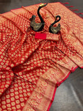 Pure Soft Khadi Georgette Silk Women Saree image 2